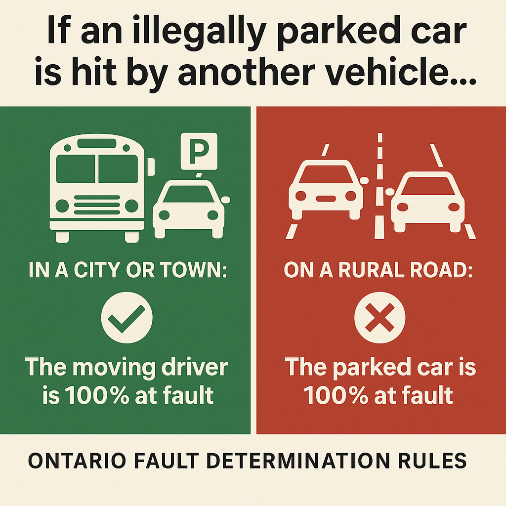 Who’s at Fault if You’re Parked Illegally and Hit by Another Vehicle?