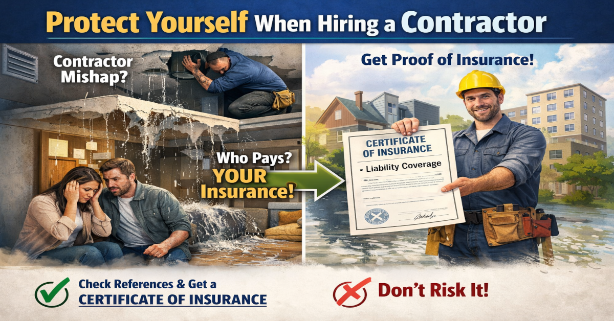Why It’s Critical to Vet Contractors and Request a Certificate of Insurance