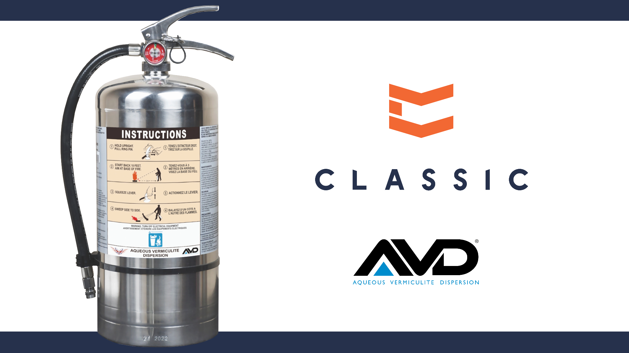CLASSIC FIRE + LIFE SAFETY PARTNERS WITH VICTORY FIRE & GAS TO SUPPLY AVD FIRE EXTINGUISHERS TO BUSINESSES IN CANADA